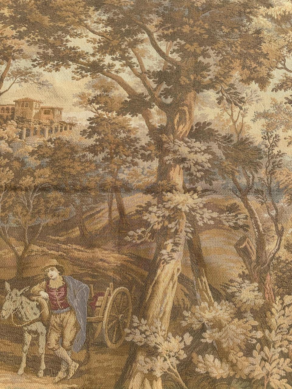 Bonito Tapiz Jacquard Vintage Estilo Aubusson en venta 10