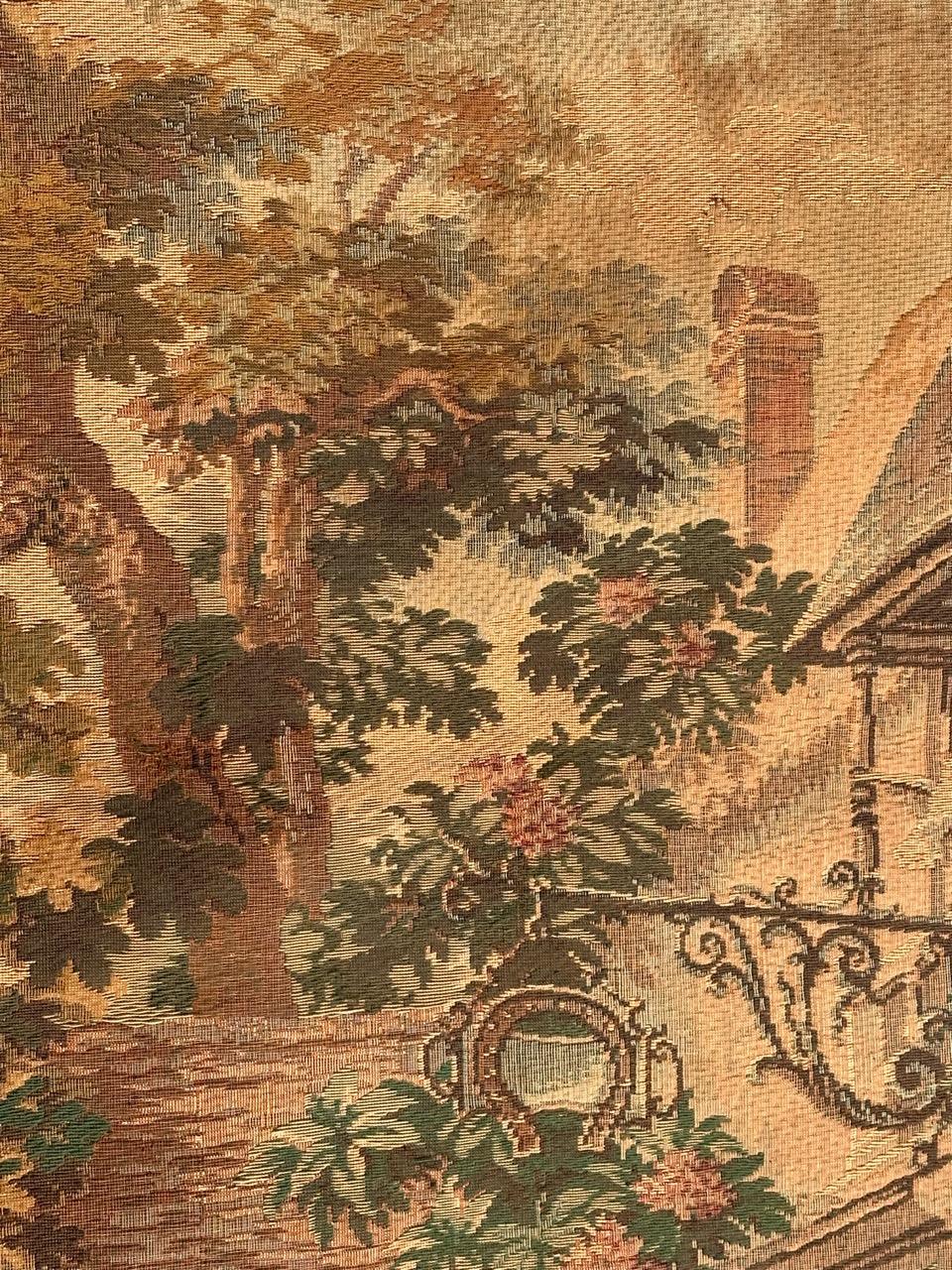 Pretty Vintage Jacquard-Wandteppich im Aubusson-Stil im Angebot 10
