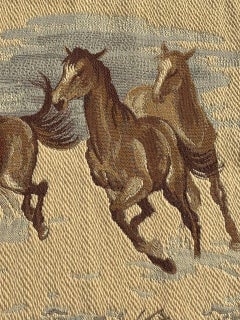 Pretty Vintage Aubusson Style Jacquard Tapestry