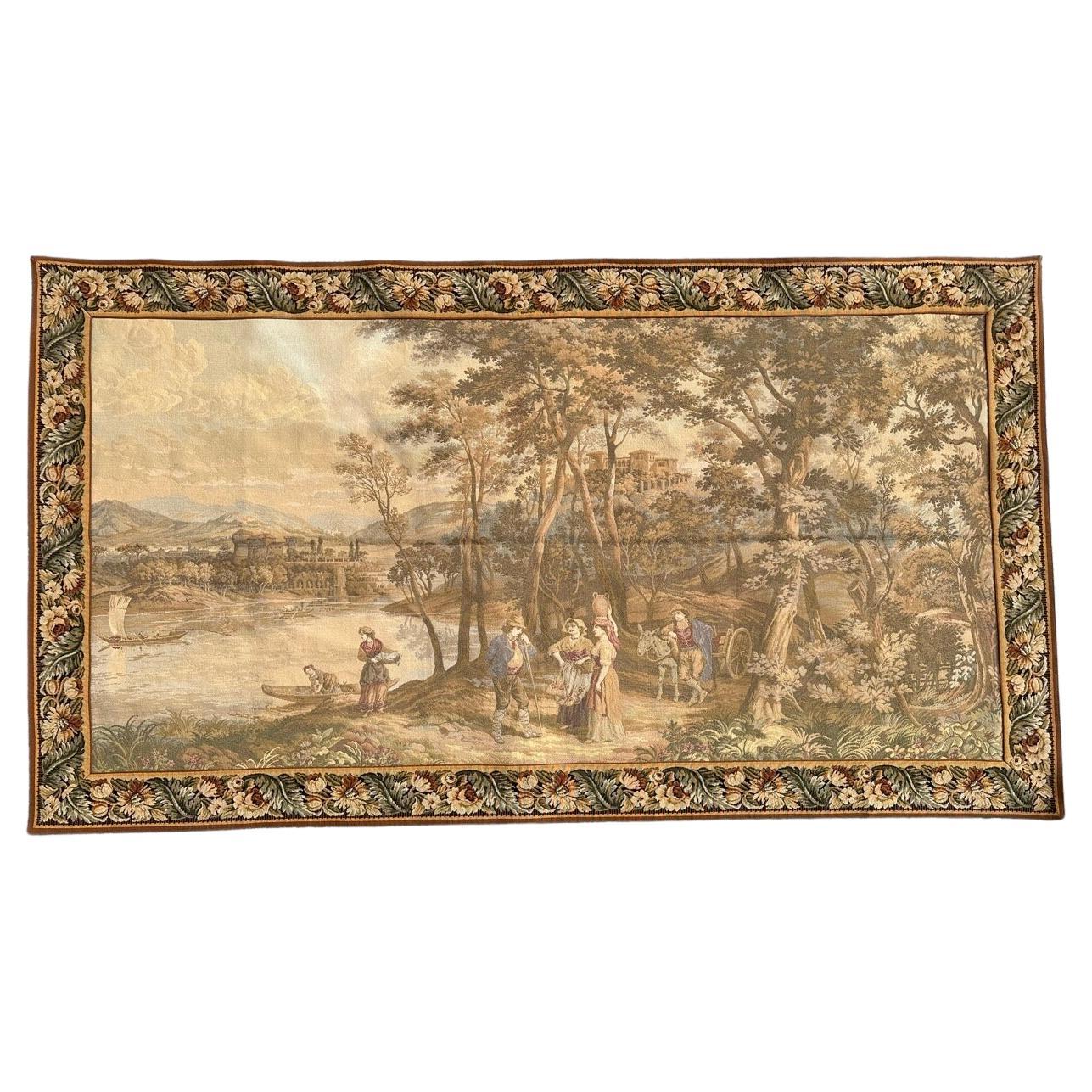 Bonito Tapiz Jacquard Vintage Estilo Aubusson en venta