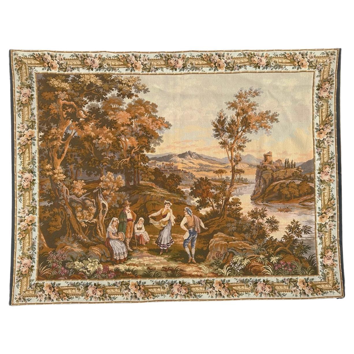 Bonito Tapiz Jacquard Vintage Estilo Aubusson