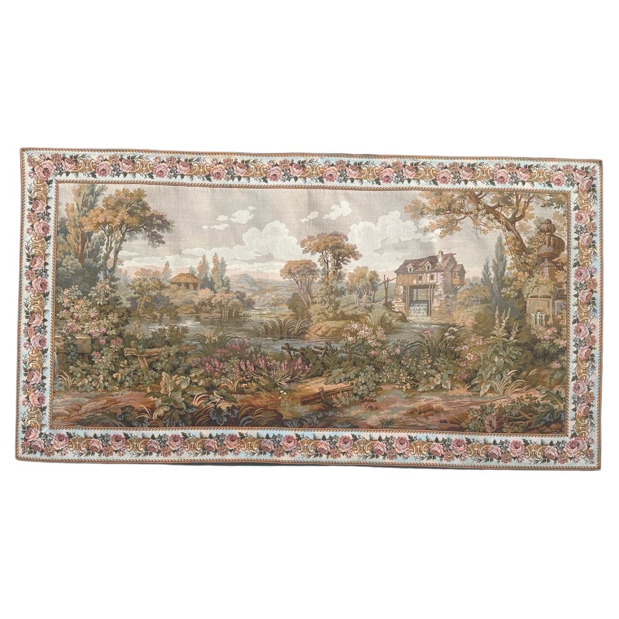Bonito Tapiz Jacquard Vintage Estilo Aubusson