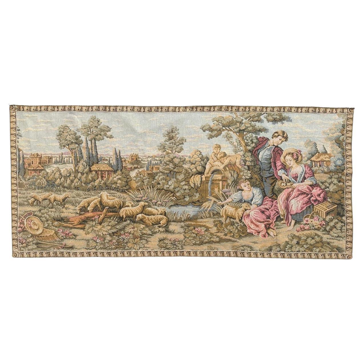 Bonito Tapiz Jacquard Vintage Estilo Aubusson