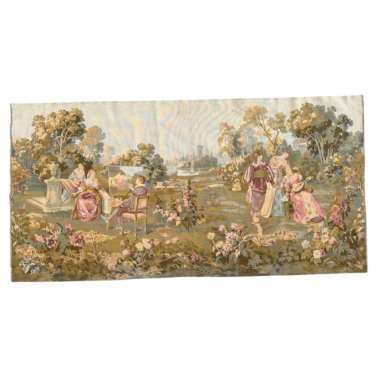 Bonito Tapiz Jacquard Vintage Estilo Aubusson