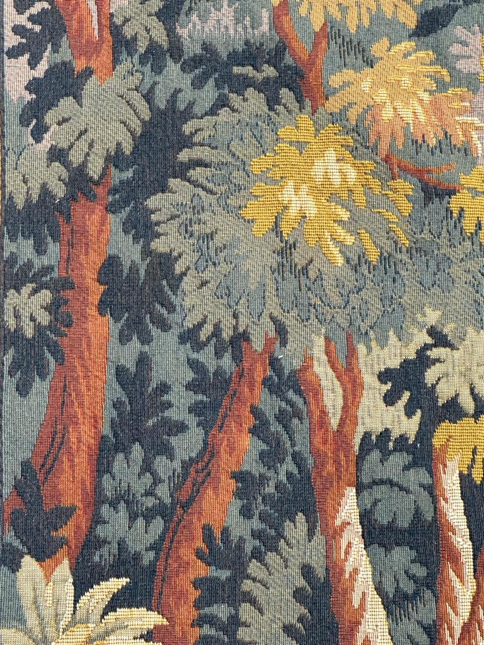 Jolie tapisserie jacquard de style Aubusson, paysage Lauragais en vente 4