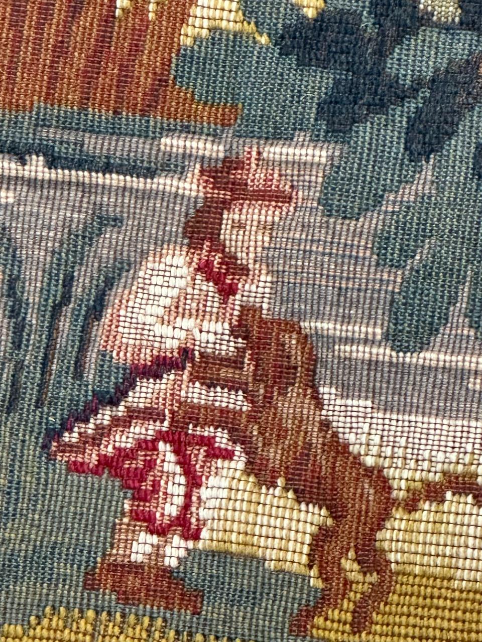 Jolie tapisserie jacquard de style Aubusson, paysage Lauragais en vente 10