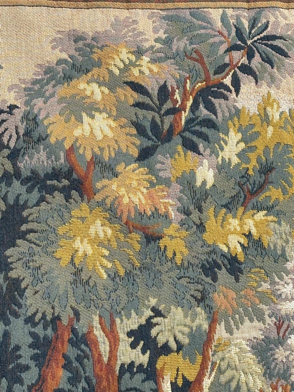 Laine Jolie tapisserie jacquard de style Aubusson, paysage Lauragais en vente