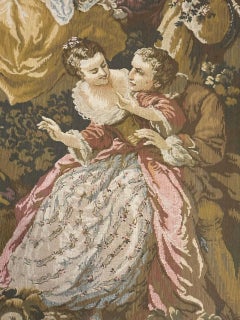 Bobyrug’s Pretty vintage Aubusson style Jaquar tapestry