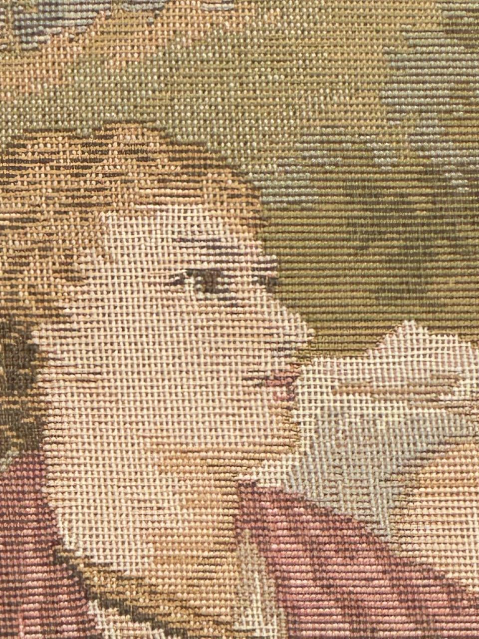 Grazioso arazzo Jaquar in stile Aubusson d'epoca 