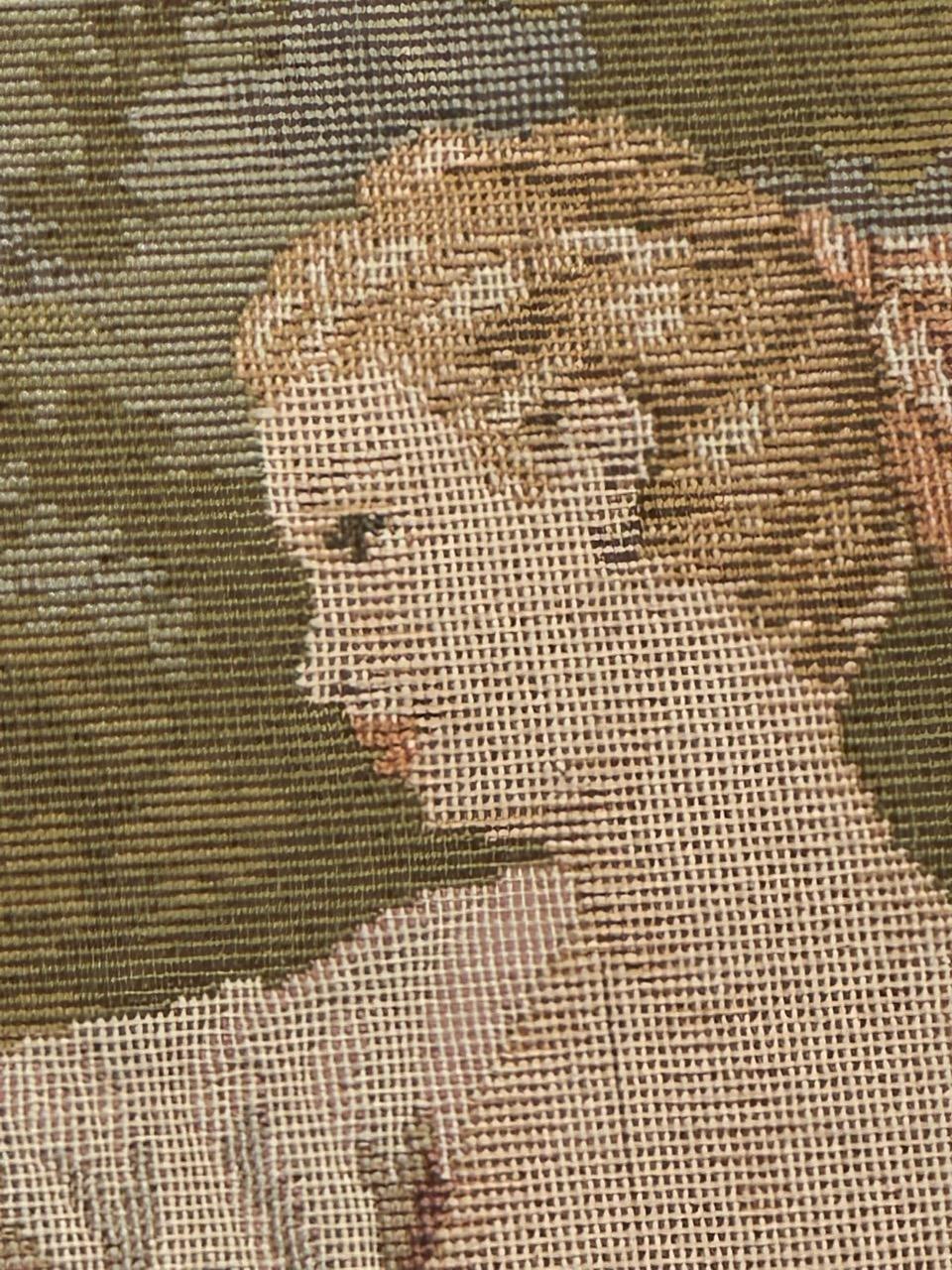 Grazioso arazzo Jaquar in stile Aubusson d'epoca 