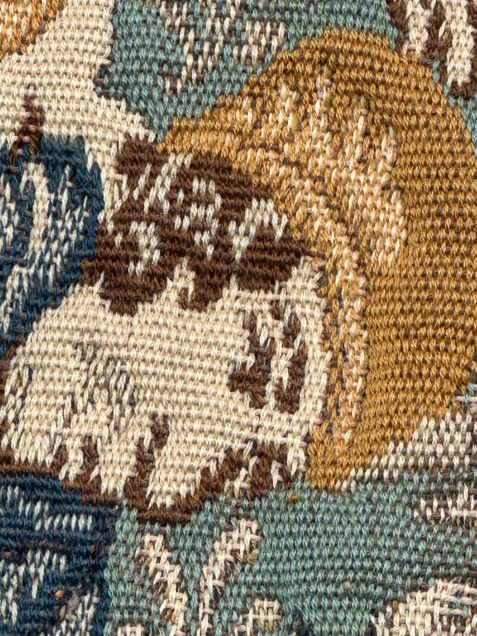 Joli Vintage Aubusson Style médiéval design Jacquard Tapisserie 