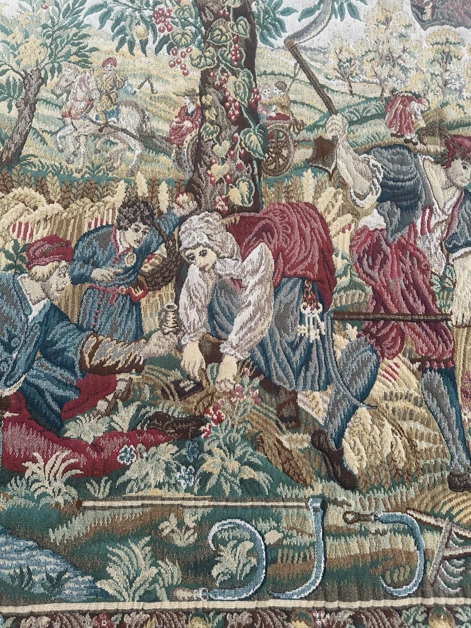 Tapiz Jacquard de diseño médiéval estilo Aubusson Pretty Vintage 