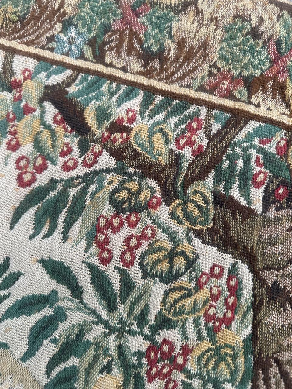 Tapiz Jacquard de diseño médiéval estilo Aubusson Pretty Vintage 