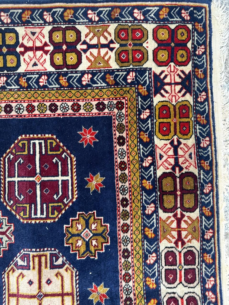 Bobyrug’s Pretty vintage Azerbaijan shirwan rug  For Sale 2