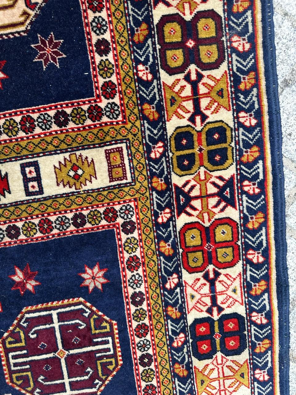 Bobyrug’s Pretty vintage Azerbaijan shirwan rug  For Sale 8