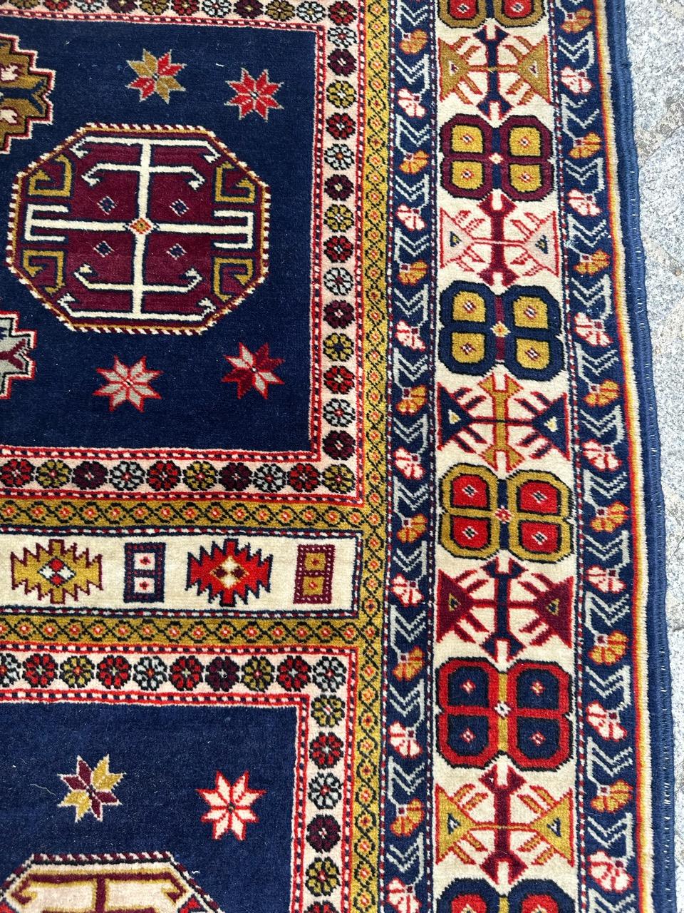 Bobyrug’s Pretty vintage Azerbaijan shirwan rug  For Sale 9