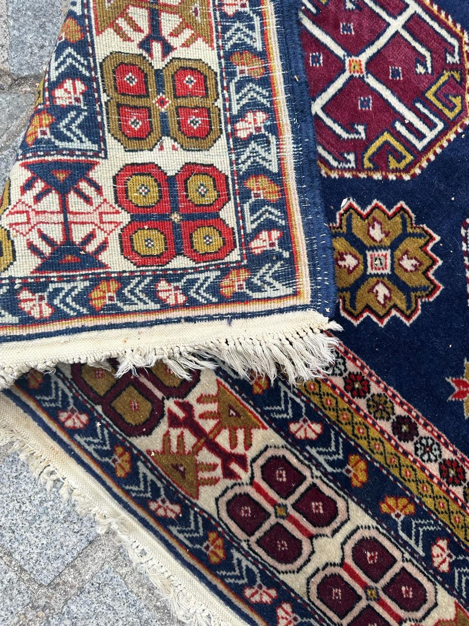 Bobyrug’s Pretty vintage Azerbaijan shirwan rug  For Sale 11