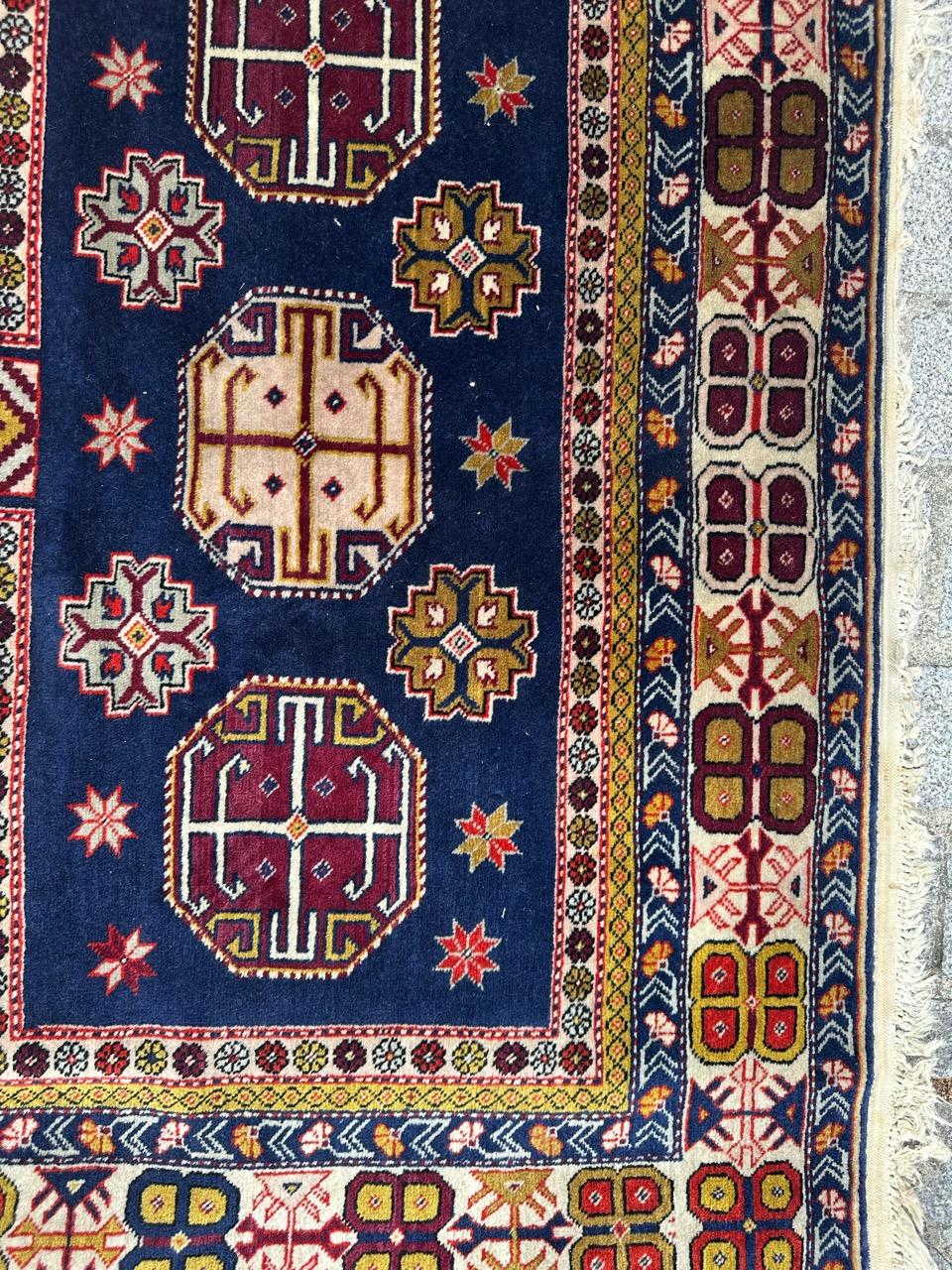 Bobyrug’s Pretty vintage Azerbaijan shirwan rug  For Sale 1