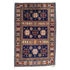 Bobyrug’s Pretty Vintage Azerbaijan shirwan rug 