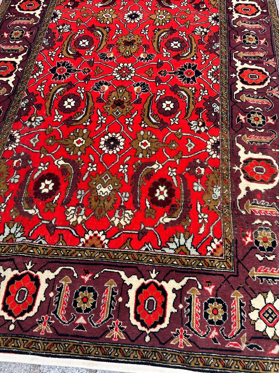 Bobyrug's Hübscher kaukasischer Aserbaidschan-Teppich im Vintage-Stil im Angebot 3