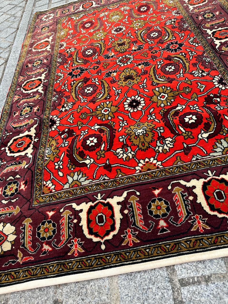 Bobyrug's Hübscher kaukasischer Aserbaidschan-Teppich im Vintage-Stil im Angebot 5