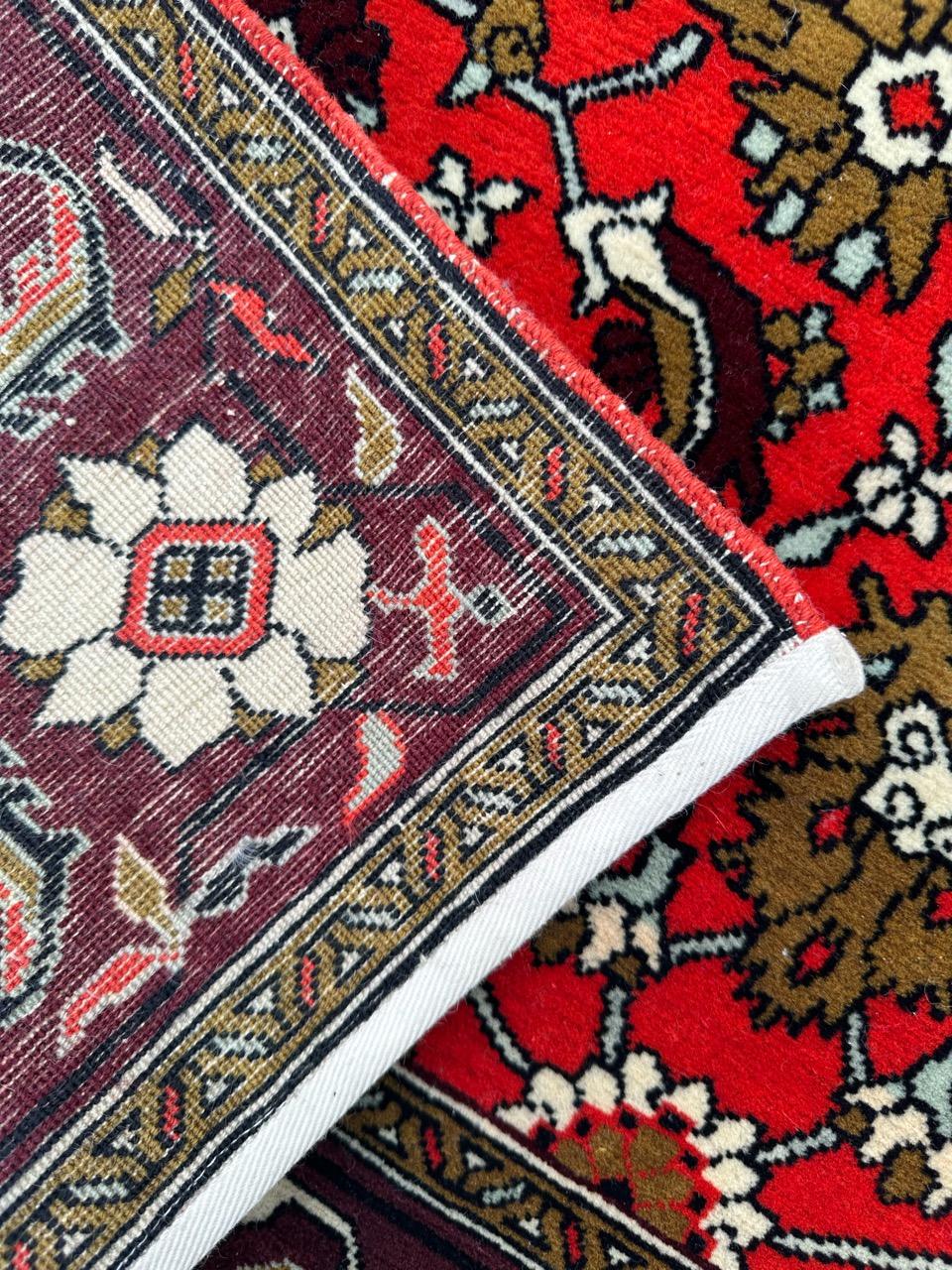 Bobyrug’s Pretty Vintage Caucasian Azerbaïdjan Rug For Sale 7