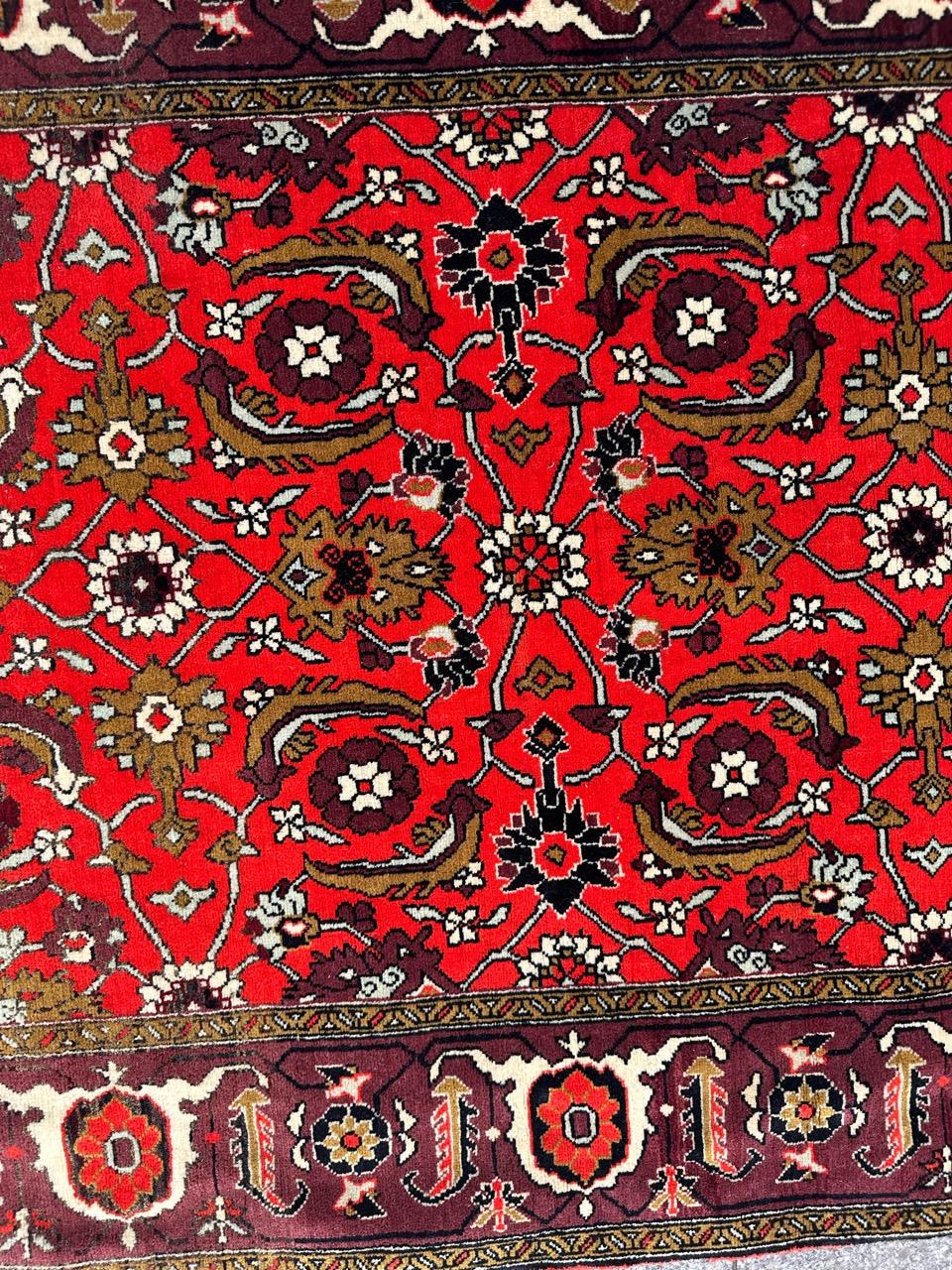Bobyrug's Hübscher kaukasischer Aserbaidschan-Teppich im Vintage-Stil im Zustand „Hervorragend“ im Angebot in Saint Ouen, FR