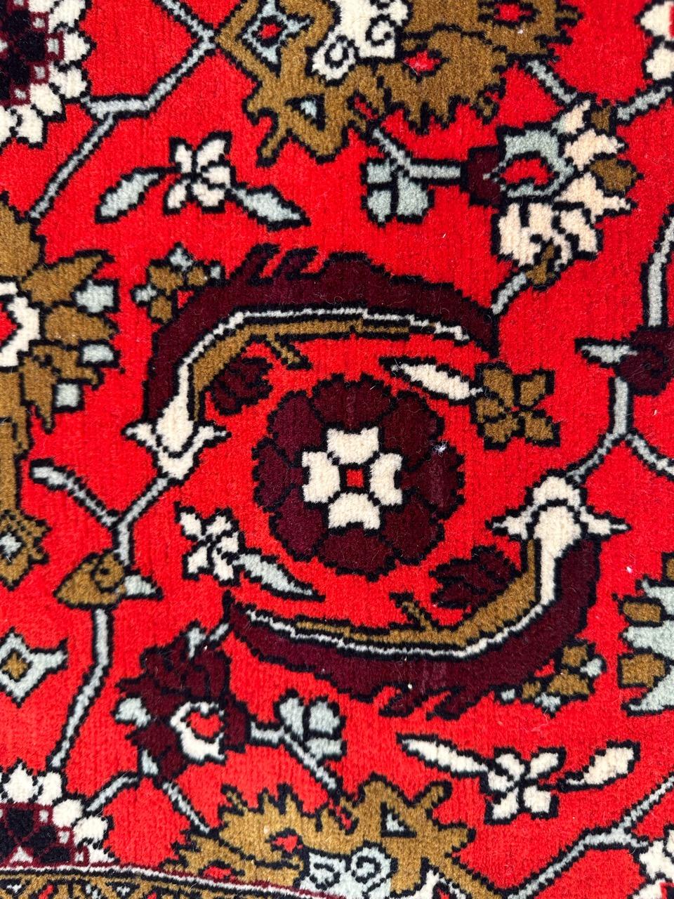 Bobyrug's Hübscher kaukasischer Aserbaidschan-Teppich im Vintage-Stil (20. Jahrhundert) im Angebot