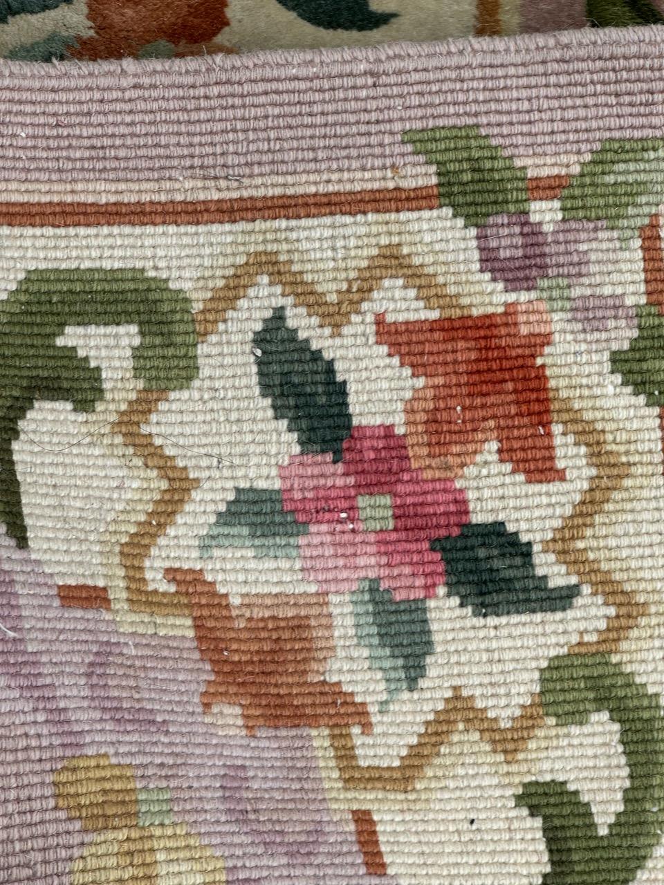 pretty vintage Chinese art deco design rug For Sale 4