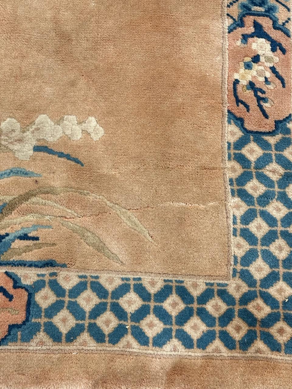 Joli tapis vintage de style art déco chinois. en vente 3