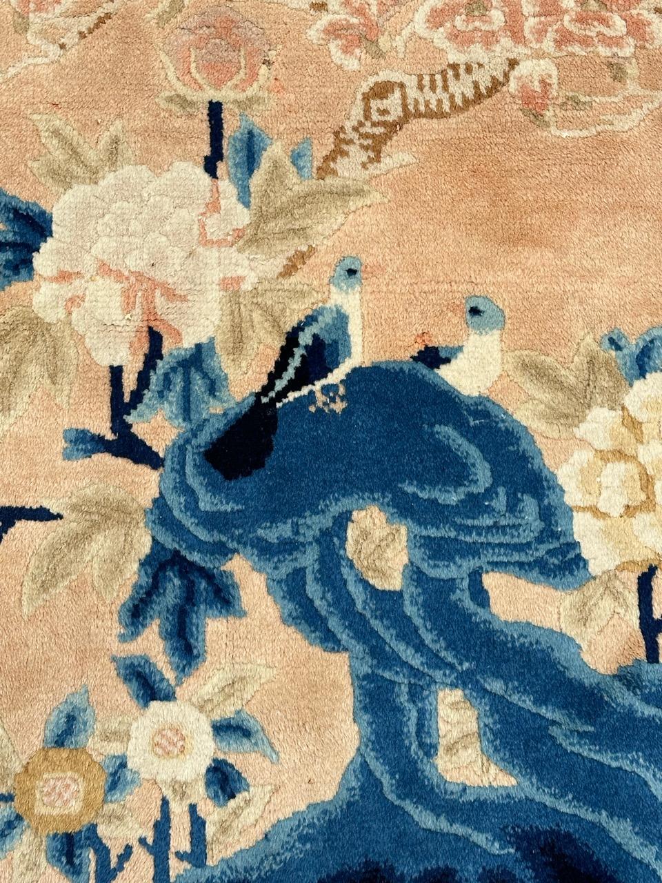 Joli tapis vintage de style art déco chinois. en vente 5