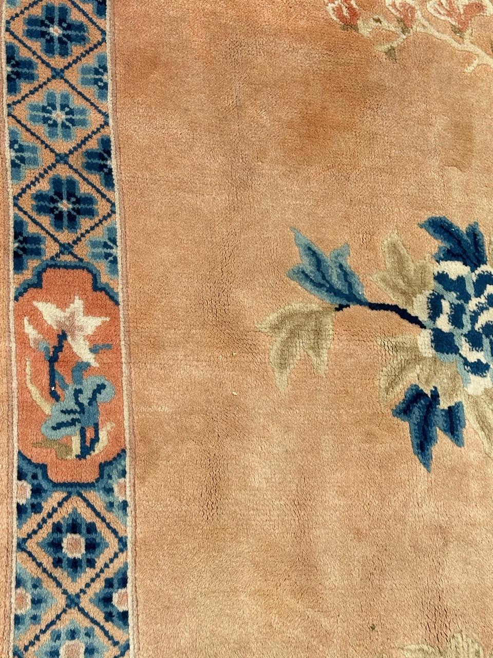 Joli tapis vintage de style art déco chinois. en vente 6