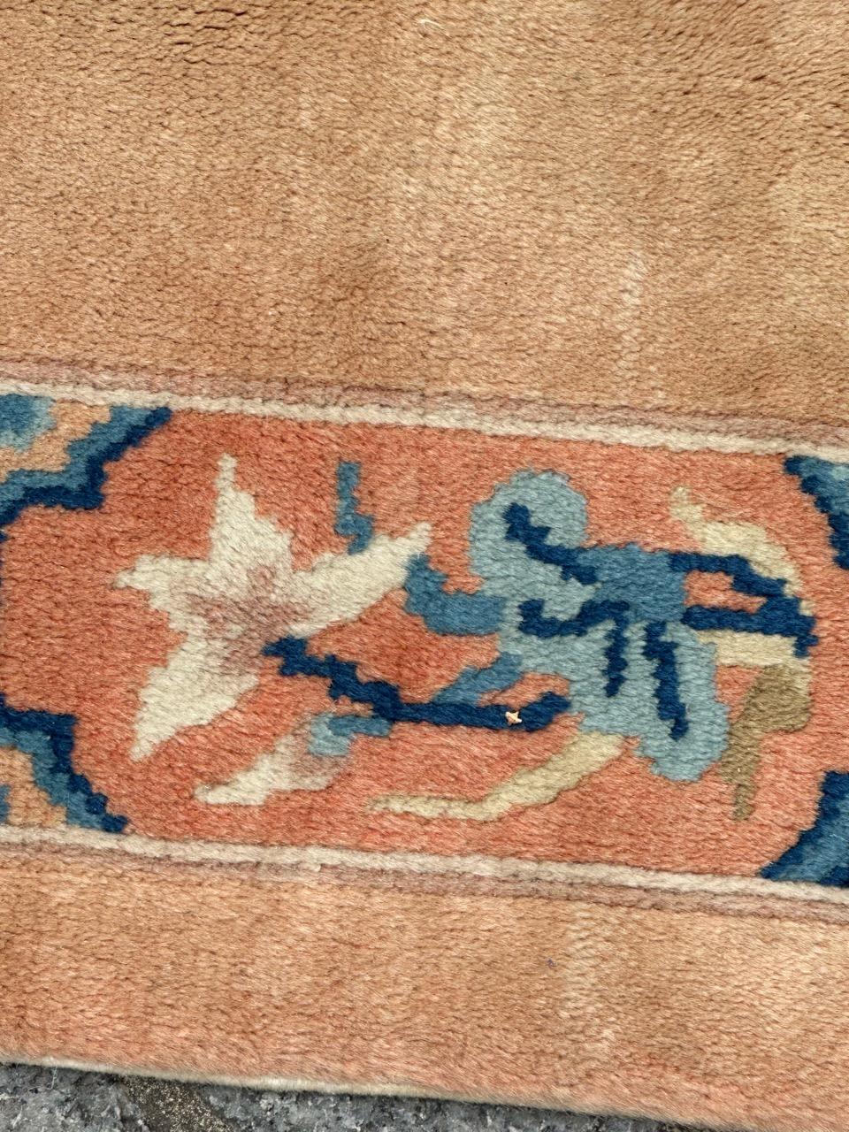 Joli tapis vintage de style art déco chinois. en vente 7