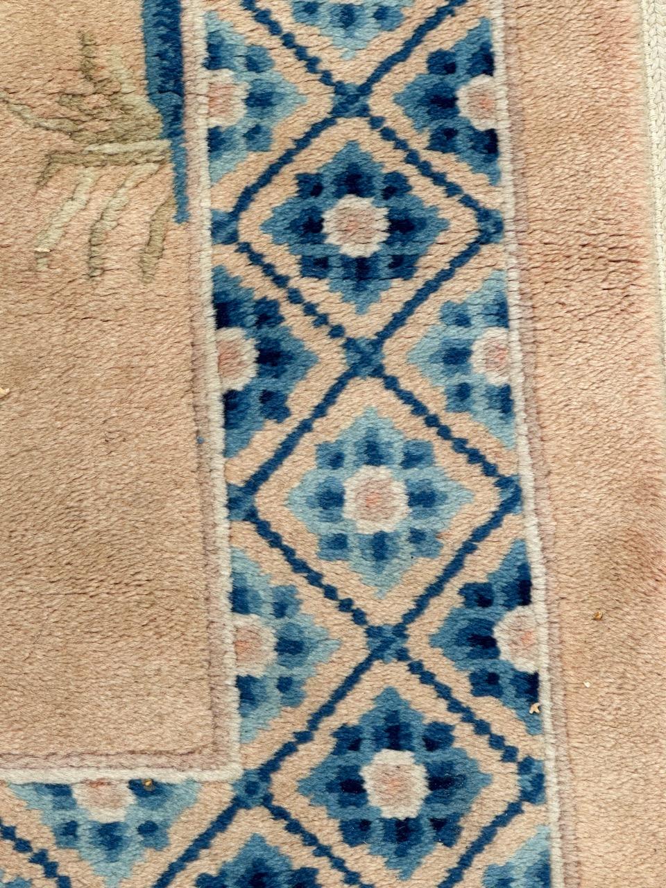 Joli tapis vintage de style art déco chinois. en vente 8