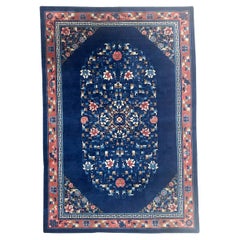 Schöner chinesischer Pekinger Art-déco-Teppich im Vintage-Stil