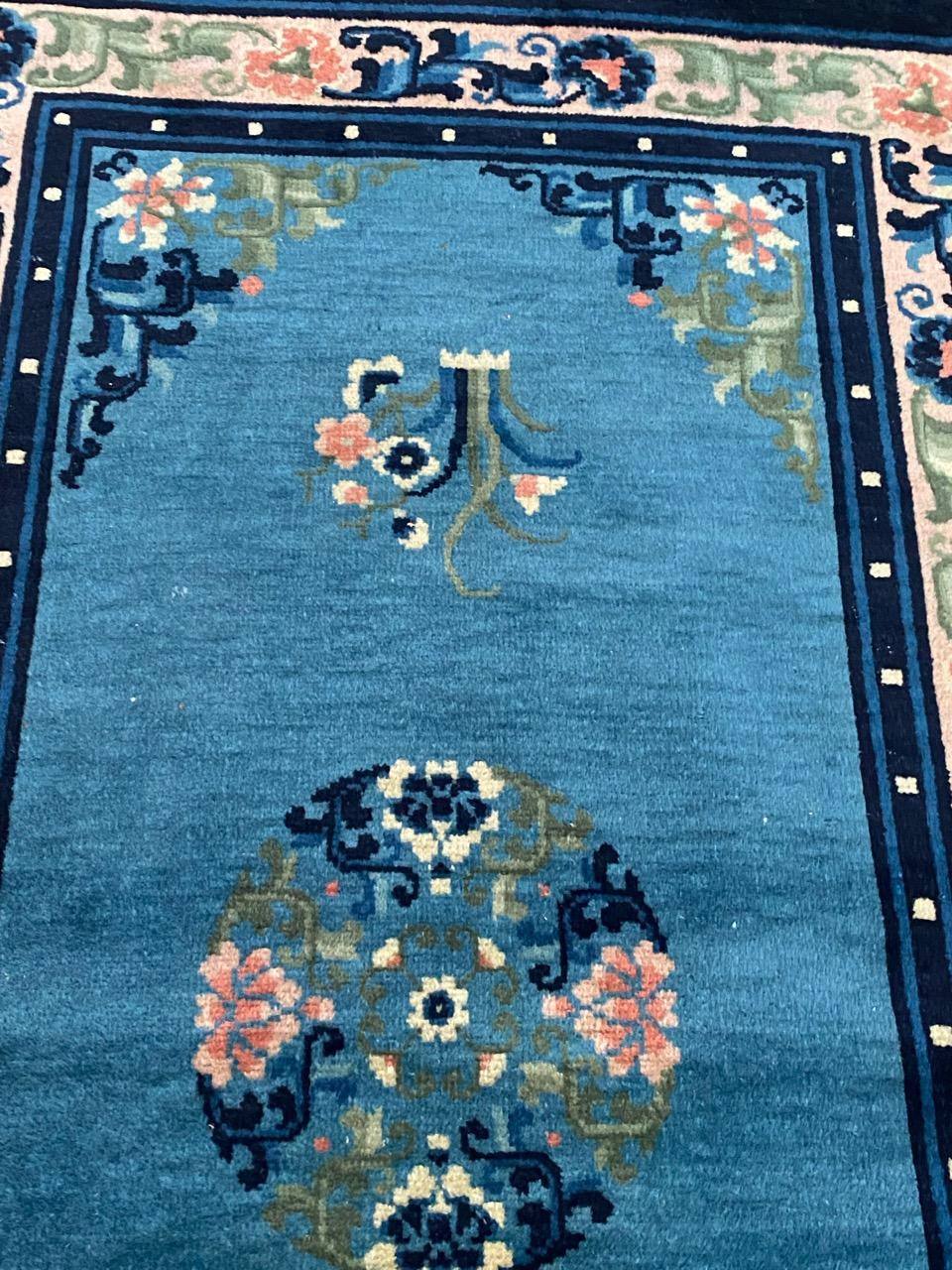 Pretty Vintage Chinese Peking Runner In Good Condition In Saint Ouen, FR