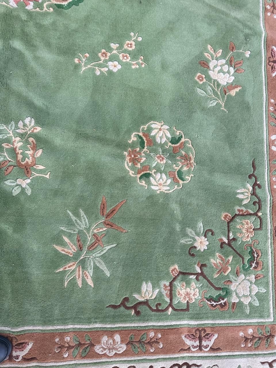 20th Century Bobyrug’s Pretty Vintage Chinese rug  For Sale