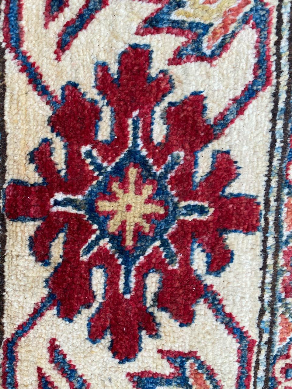 Pretty Vintage Chobi Afghan Rug For Sale 4