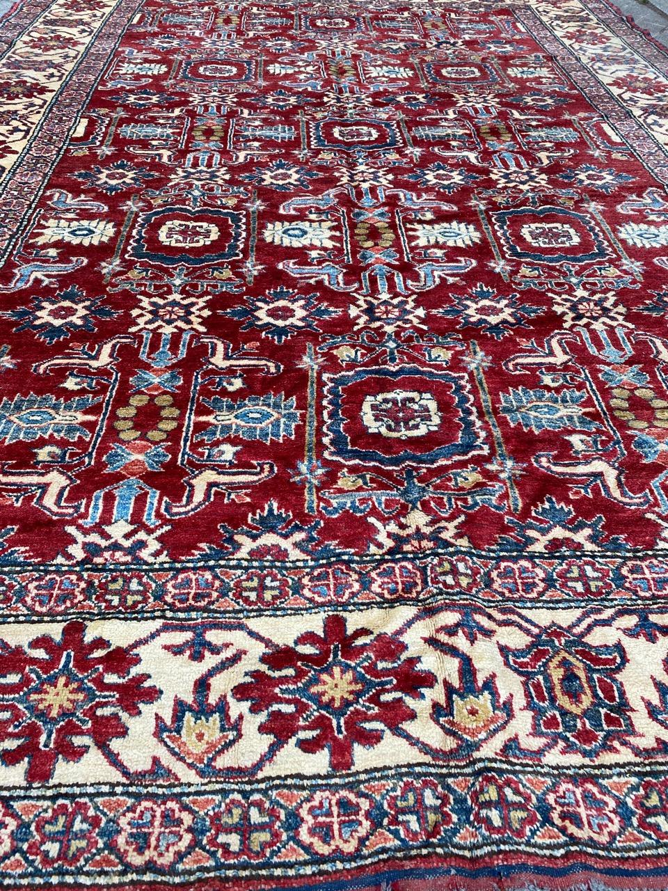 Chobi Afghanischer Teppich im Vintage-Stil im Angebot 8