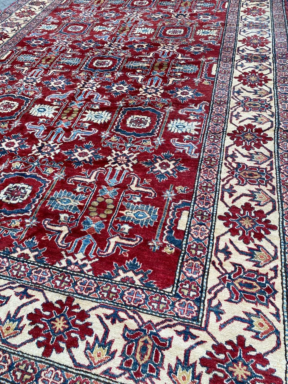 Chobi Afghanischer Teppich im Vintage-Stil im Angebot 9