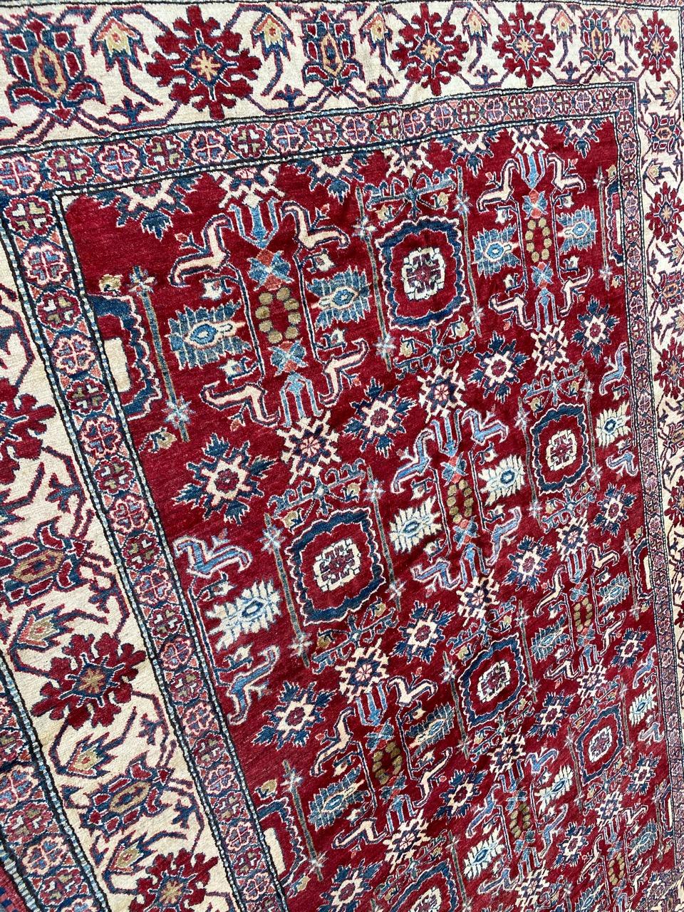 Chobi Afghanischer Teppich im Vintage-Stil im Angebot 10