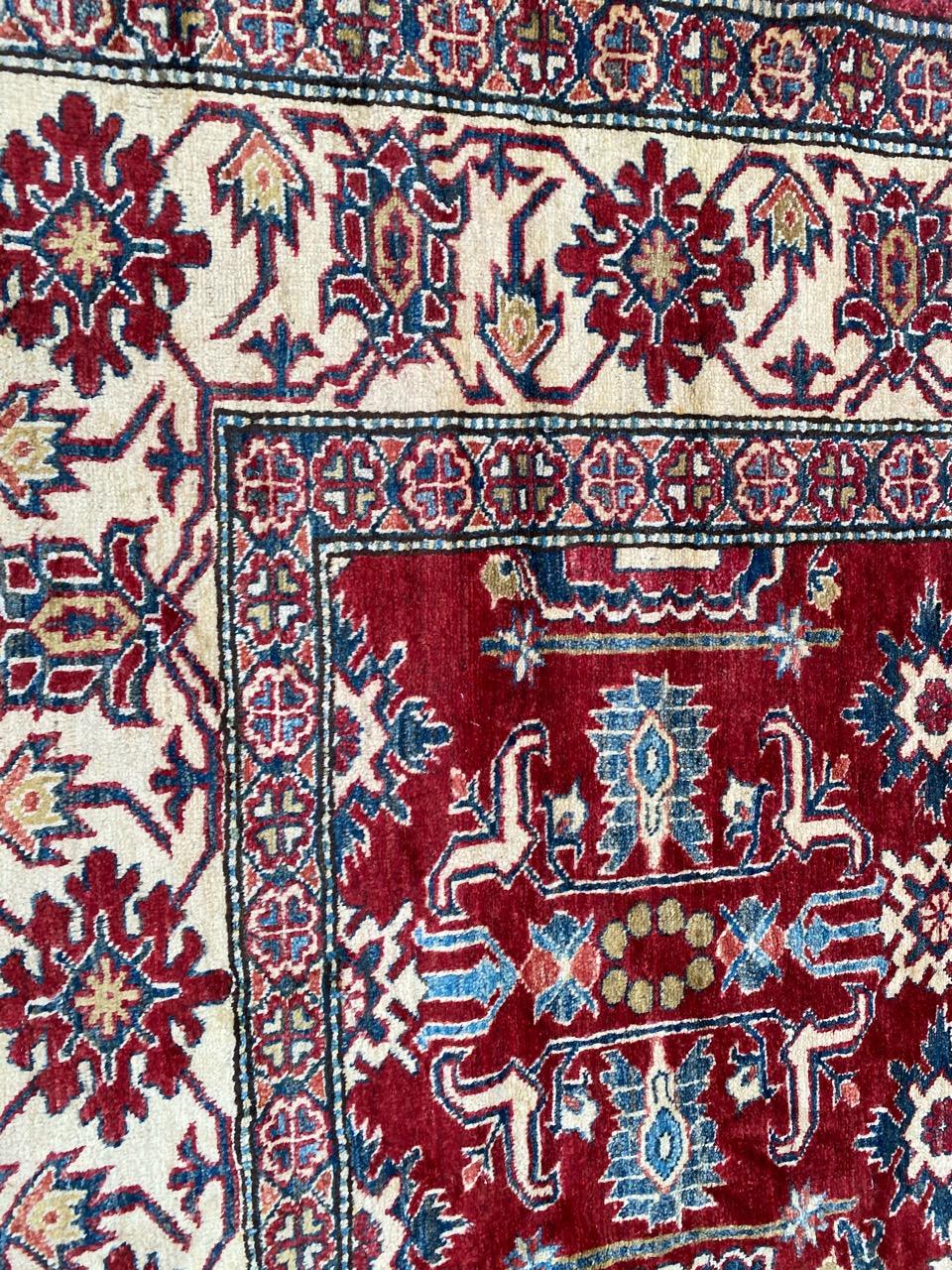 Bonita alfombra afgana Chobi vintage en venta 10