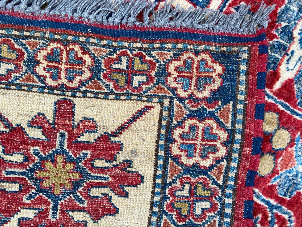 Pretty Vintage Chobi Afghan Rug For Sale 12