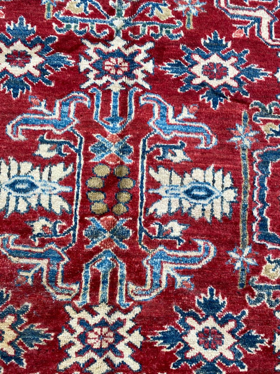 Chobi Afghanischer Teppich im Vintage-Stil (Wolle) im Angebot