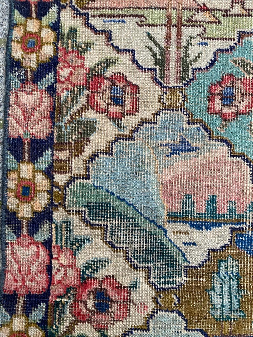 Bobyrug’s Pretty Vintage Decorative Mahal Rug For Sale 4