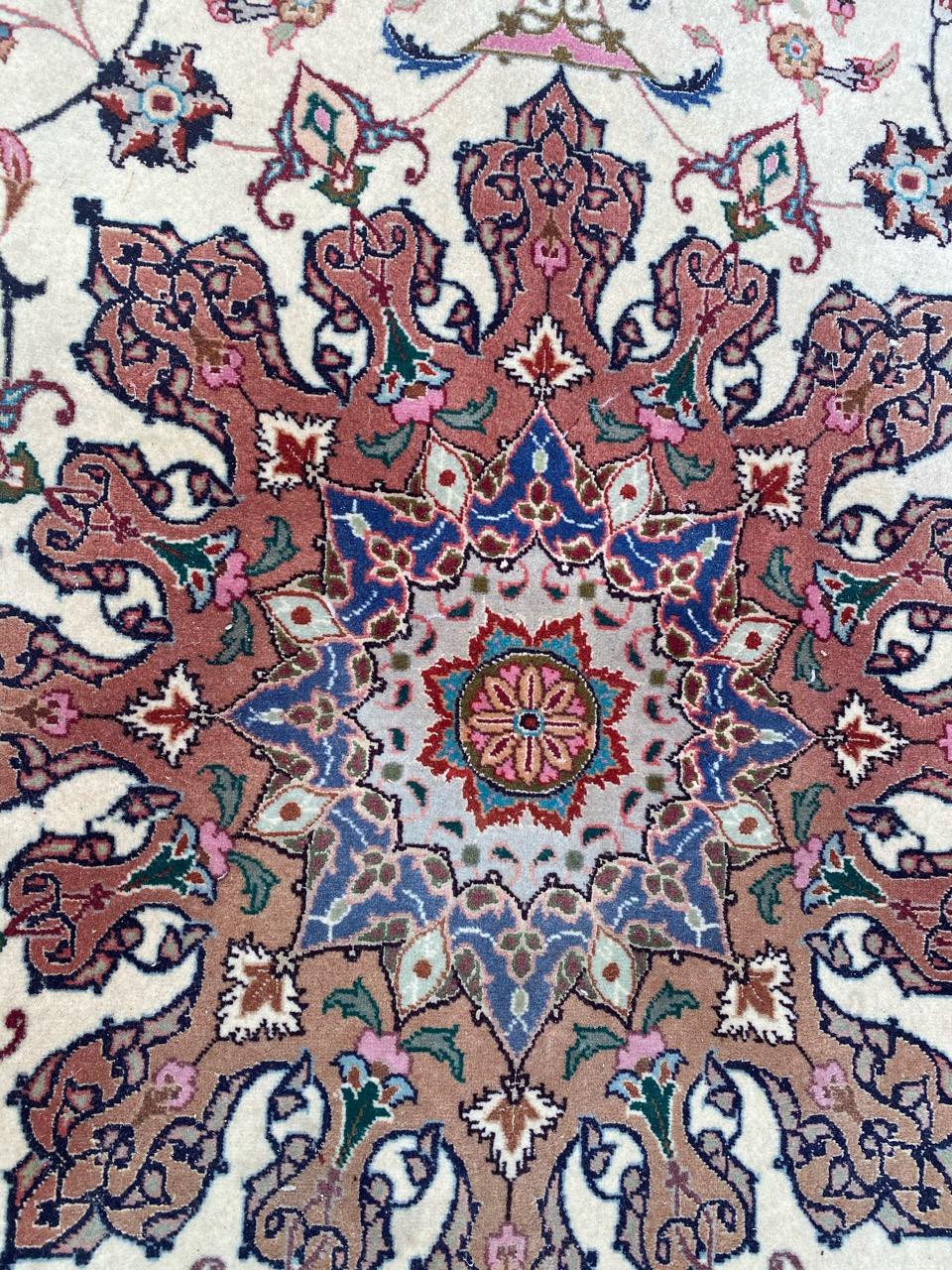 Schöner Tabriz-Teppich im Vintage-Stil im Angebot 6