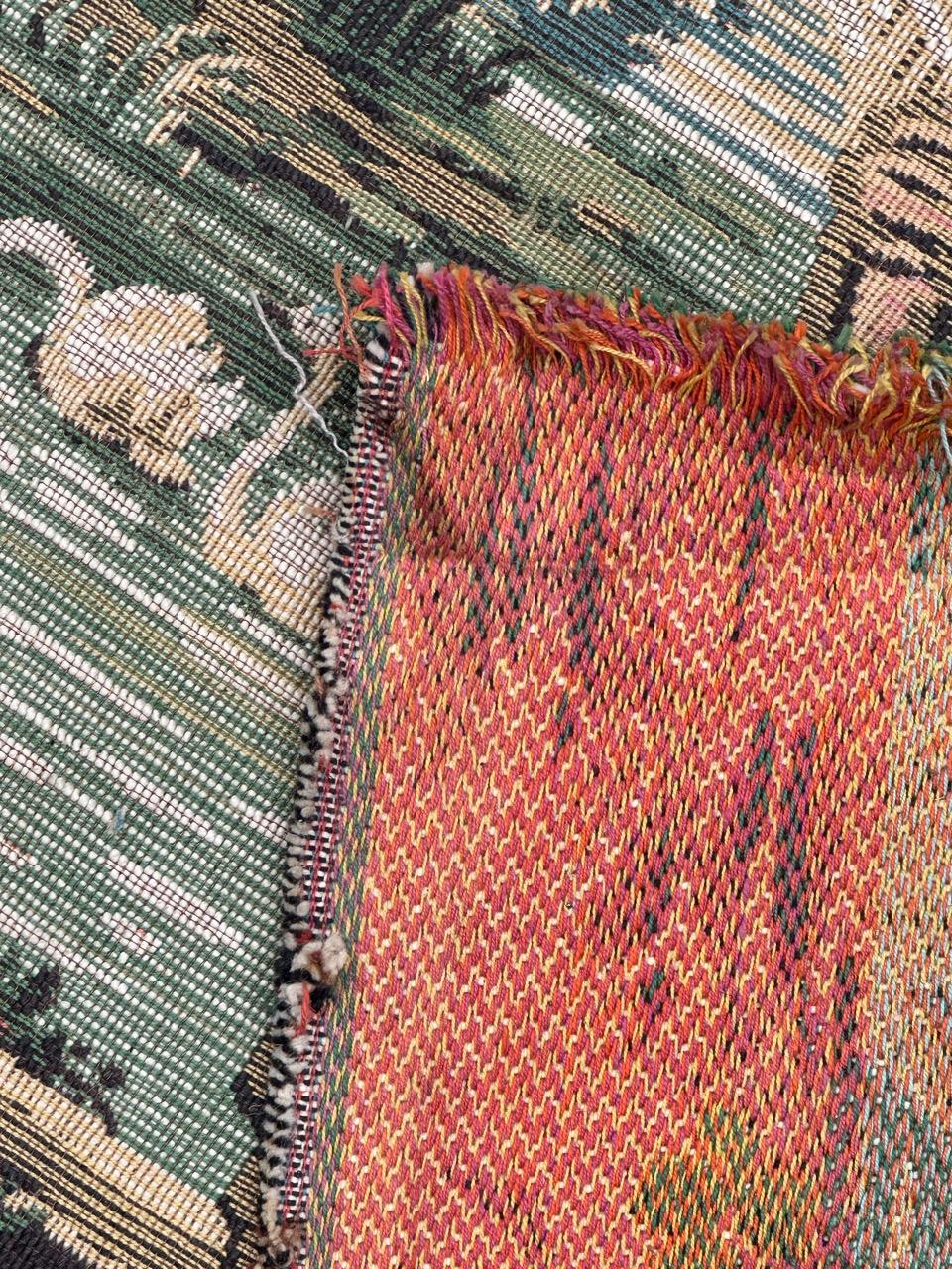 Französischer Jacquard-Wandteppich im Aubusson-Stil im Vintage-Stil im Angebot 8