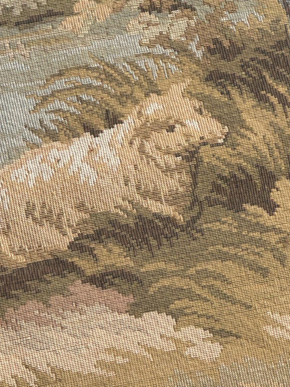 Pretty Vintage Französischer Jacquard-Wandteppich im Aubusson-Stil im Angebot 12