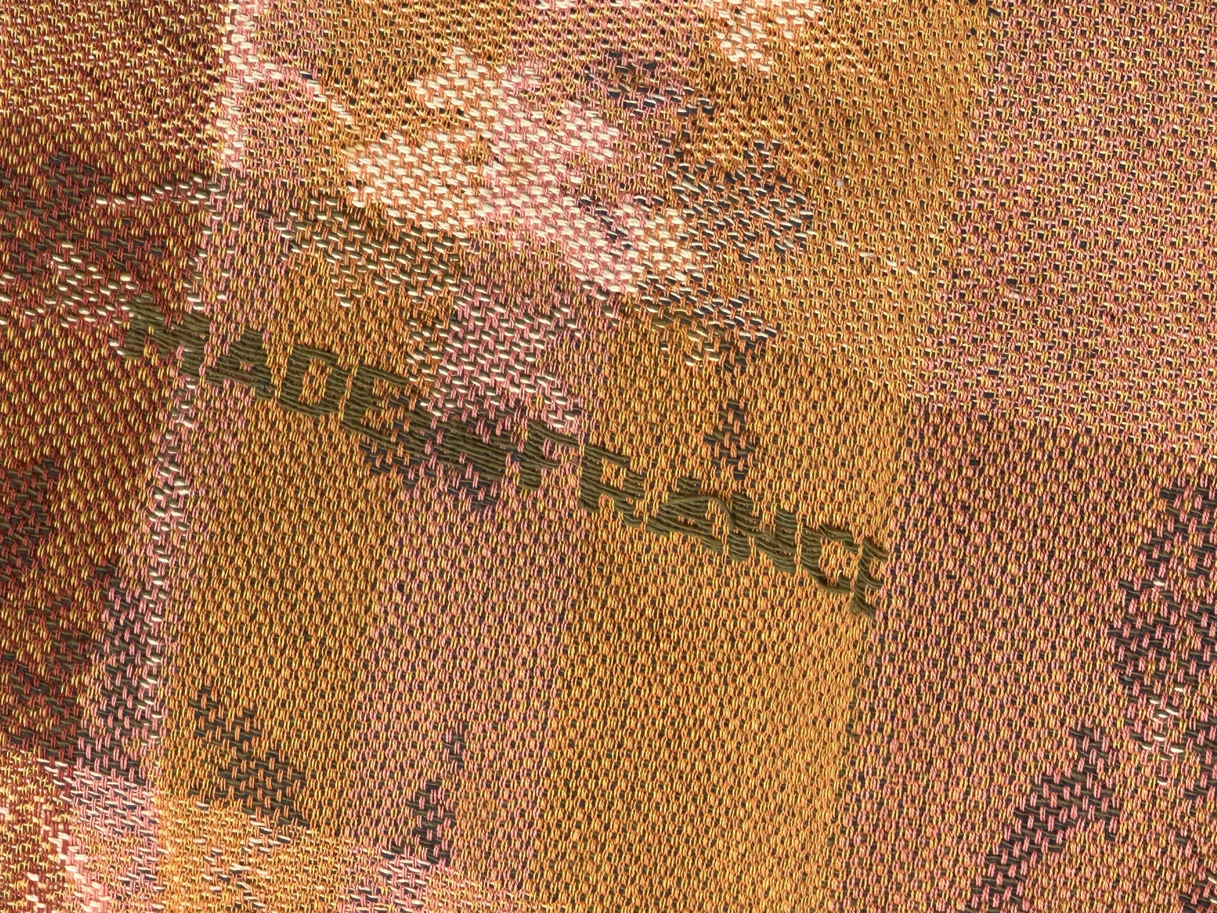 Schöner französischer Jacquard-Wandteppich im Aubusson-Stil, Vintage im Angebot 12