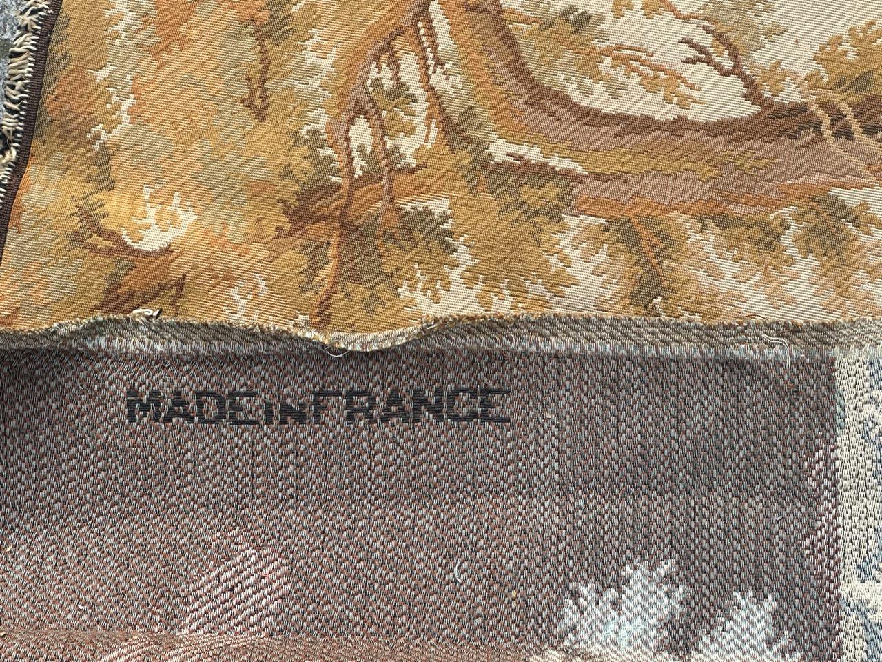 Pretty Vintage Französischer Jacquard-Wandteppich im Aubusson-Stil im Angebot 14